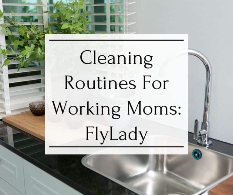Cleaning Routines for Working Moms: Fly-Lady